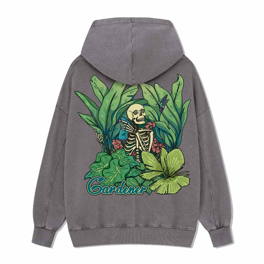 Gardener Back-printed Washed Hoodie