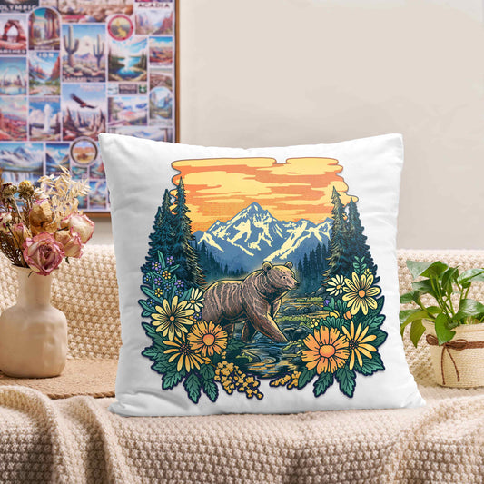 Freeleaf Go Into Nature Short Plush Cushion Pillow