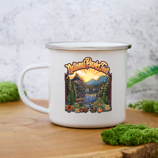 Freeleaf National Parks Tour Enamel Mug