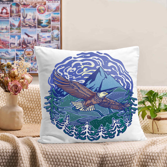 Freeleaf Yellowstone National Park Short Plush Cushion Pillow