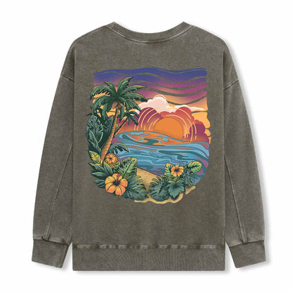 Golden Beach Washed Sweatshirt