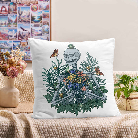 Freeleaf Rebirth in Bloom Short Plush Cushion Pillow