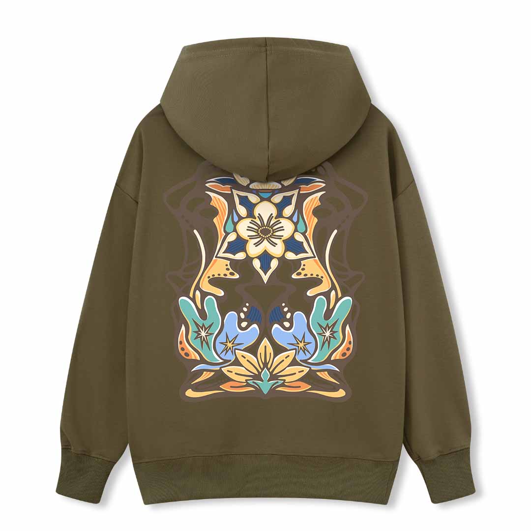 Aquilegia Formosa Back-printed Hoodie