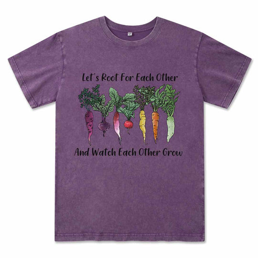 Let Root For Each Other Washed Tee