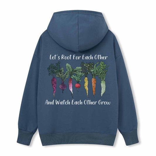 Let Root For Each Other Back-printed Hoodie