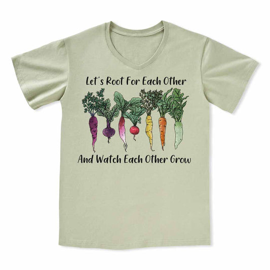 Let Root For Each Other V-neck Tee