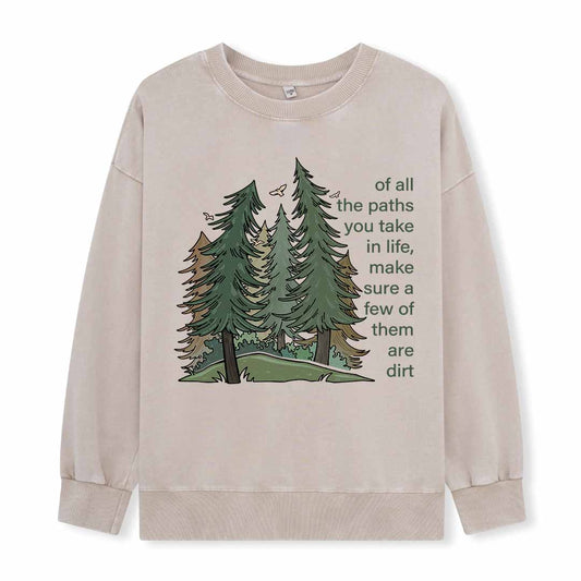 Path Of Life Washed Sweatshirt