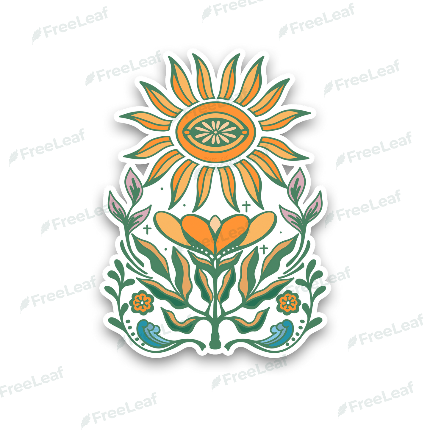 Sunflower Sticker