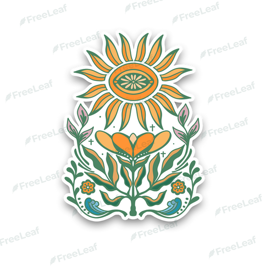 Sunflower Sticker