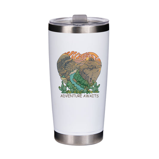 Freeleaf Heart of Adventure Big Bend National Park Scenic Tumbler