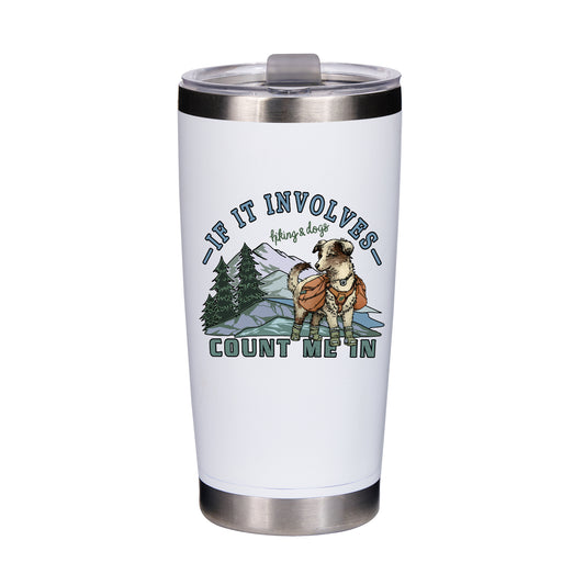 Freeleaf Hiking & Dogs Adventure Tumbler