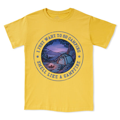 Just Want To Go Camping Tee