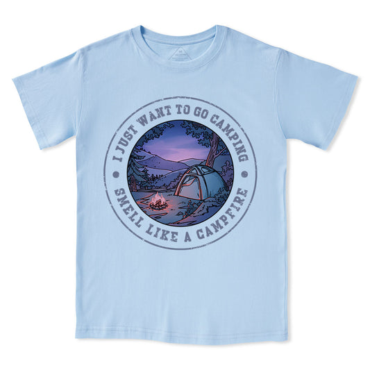 Just Want To Go Camping Tee