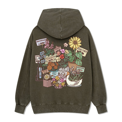 Freeleaf Flourishing Garden Nature Inspired Unisex Hoodie