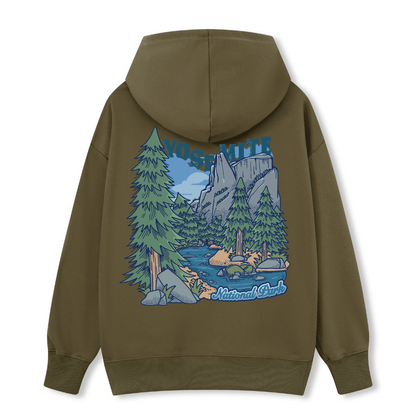 Yosemite National Park Back-printed Hoodie