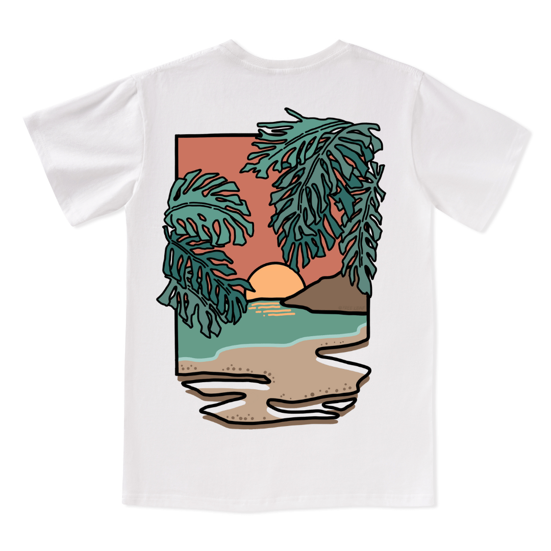 Hawaiian Vacation V-neck Tee