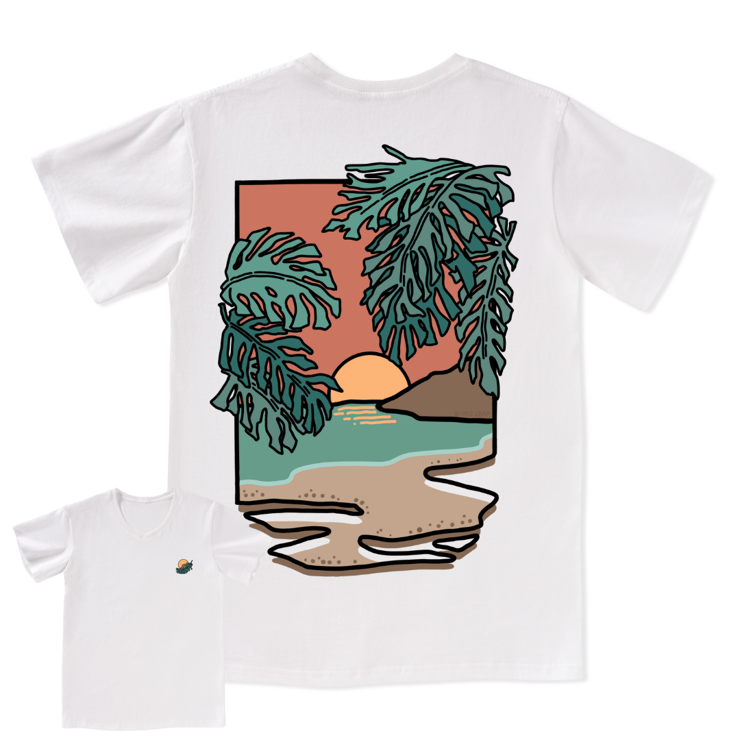 Hawaiian Vacation V-neck Tee