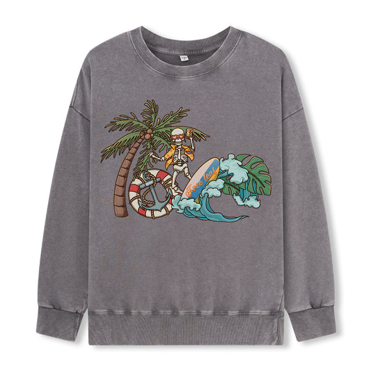 Freeleaf  Wild at Heart Washed Sweatshirt