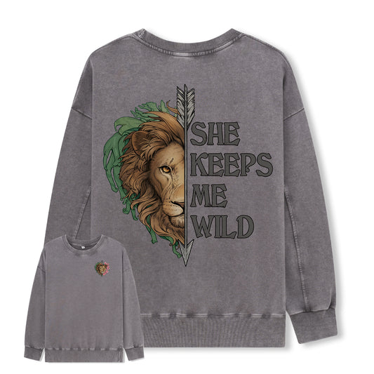 Freeleaf  Wild at Heart Love's Serenade Washed Sweatshirt