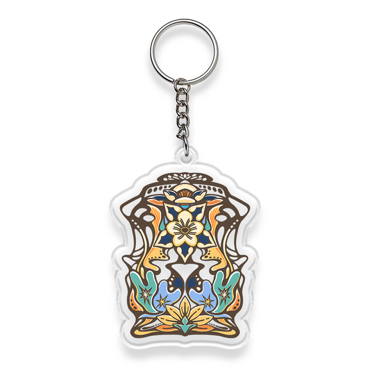 aquilegia-formosa-double-sided-acrylic-keychain