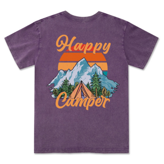 Happy Camper Washed Tee