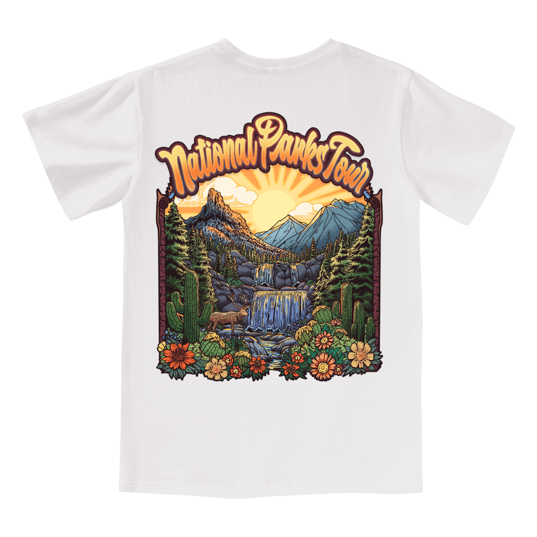 National Parks Tour V-neck Tee