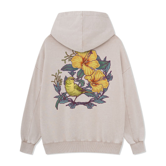 Amakihi Back-printed Washed Hoodie