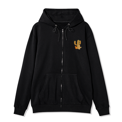 freeleafdesert-miracle-unisex-fleece-full-zip-hoodie