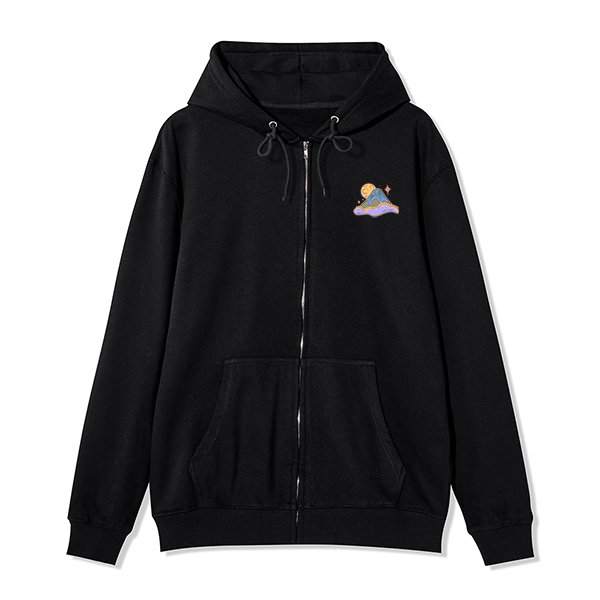 Freeleaf Fairy Tale Halloween Unisex Fleece Full-Zip Hoodie