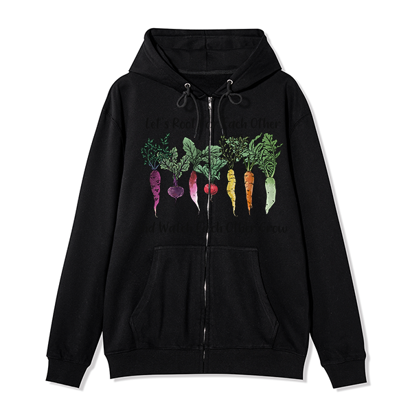 freeleaf-hoing-aint-easy-front-printed-unisex-nature-inspired-fleece-full-zip-hoodie-copy