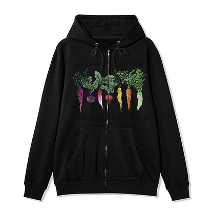 freeleaf-hoing-aint-easy-front-printed-unisex-nature-inspired-fleece-full-zip-hoodie-copy