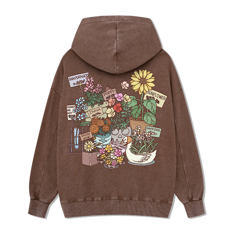 Freeleaf Flourishing Garden Nature Inspired Unisex Hoodie