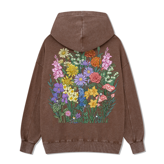 Freeleaf Whimsy in Bloom Unisex Nature Inspired Hoodie