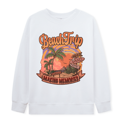 Vacation Front-printed Sweatshirt