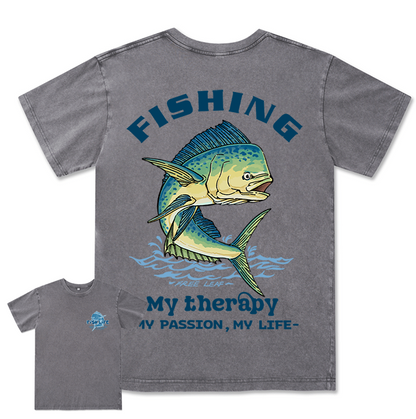 Freeleaf Mahi-Mahi Leap Unisex Washed Tee