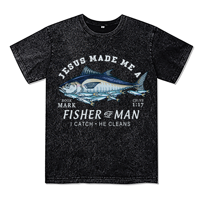 Freeleaf Divine Catch Unisex Washed Tee