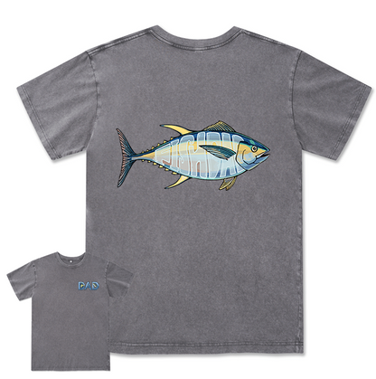 Freeleaf Bluefin Unisex Washed Tee