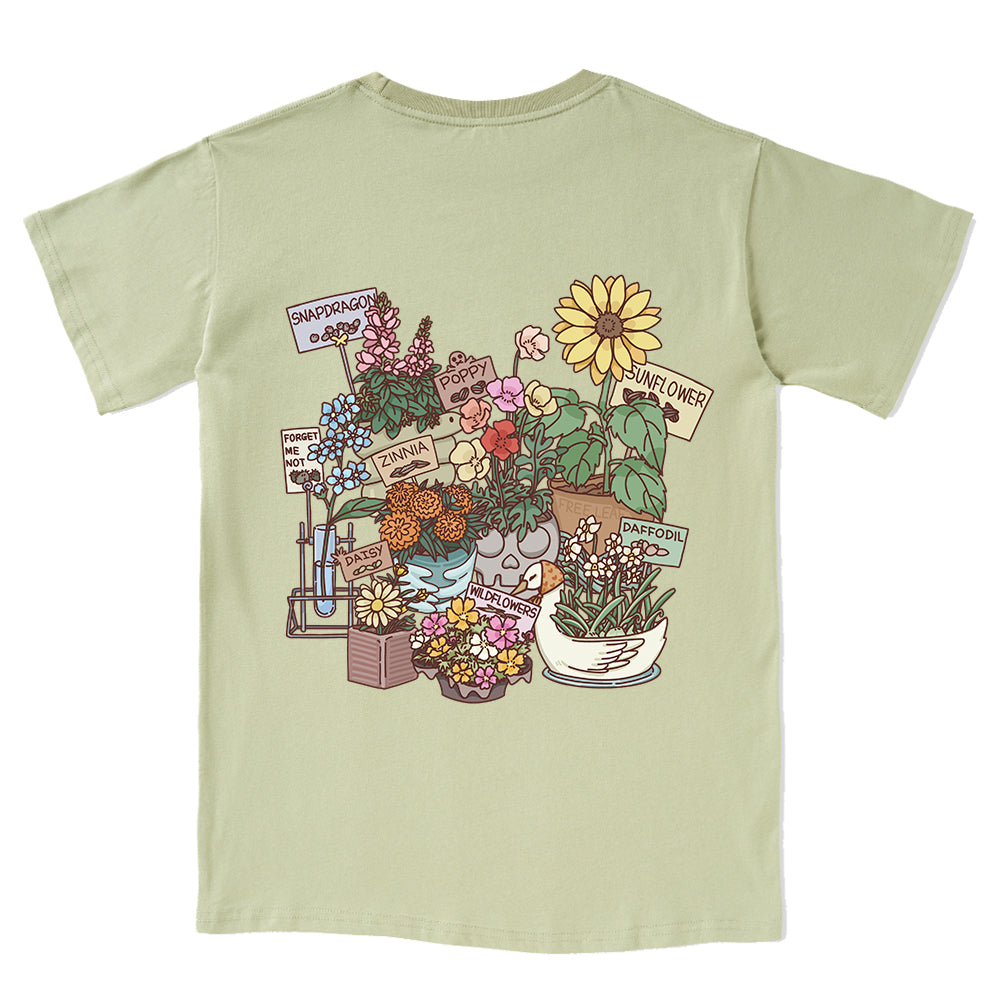 Freeleaf Flourishing Garden Nature Inspired Unisex Tee