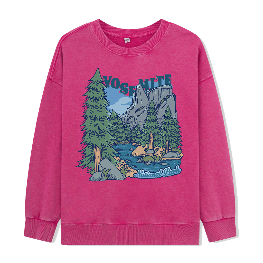 Yosemite National Park Washed Sweatshirt