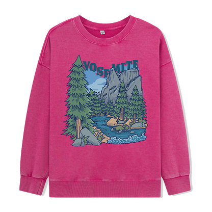 Yosemite National Park Washed Sweatshirt