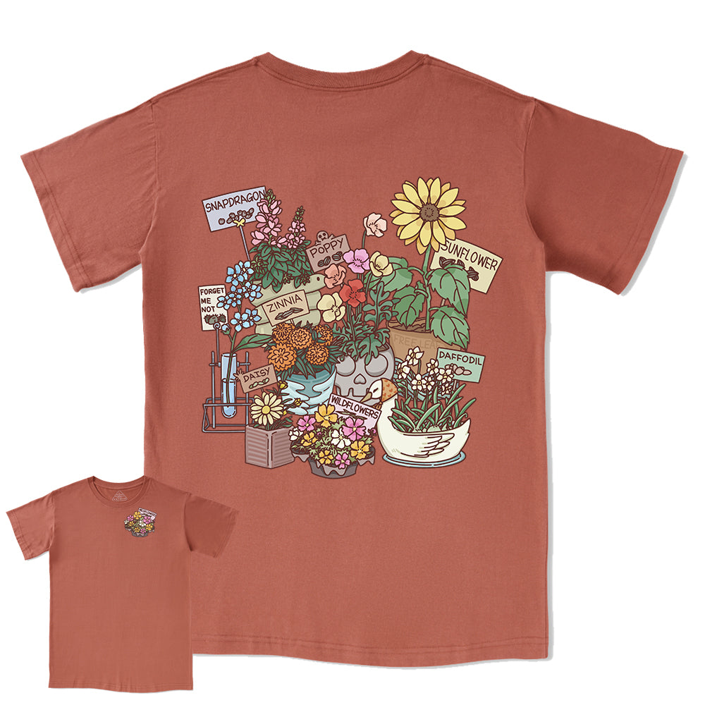 Freeleaf Flourishing Garden Nature Inspired Unisex Tee