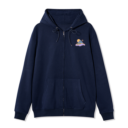 Freeleaf Fairy Tale Halloween Unisex Fleece Full-Zip Hoodie