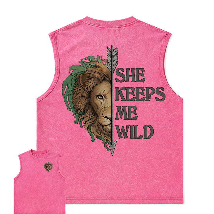 Freeleaf Wild at Heart Love's Serenade Unisex Washed Tank Tops