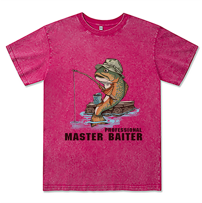 Freeleaf The Master Baiter Unisex Washed Tee