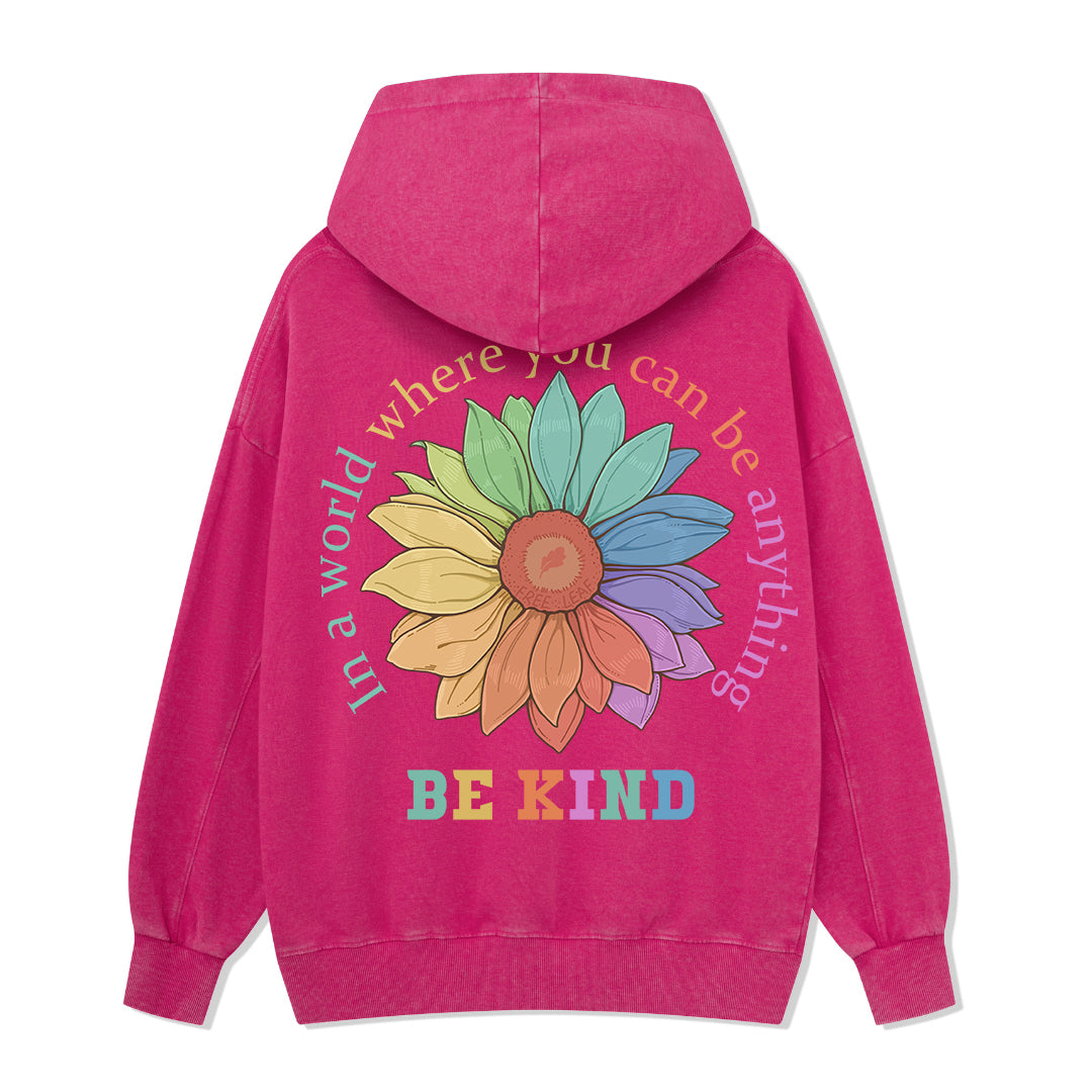 Freeleaf Be Kind Unisex Back-printed Hoodie