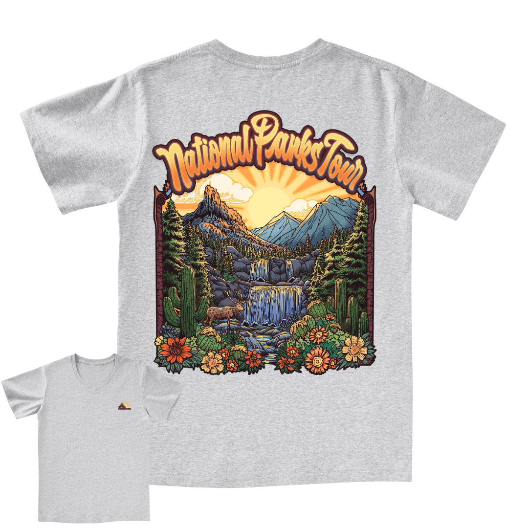 National Parks Tour V-neck Tee