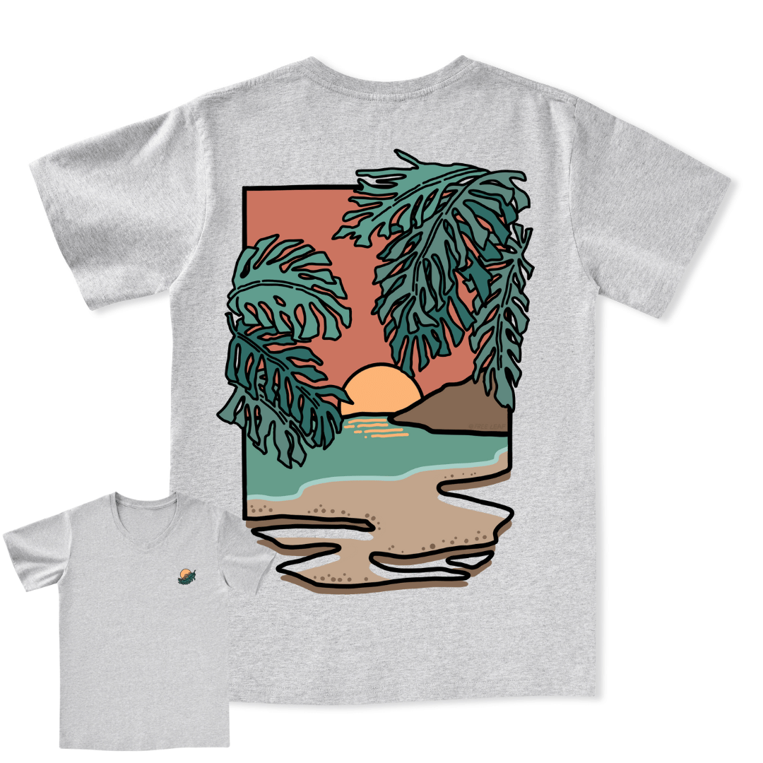 Hawaiian Vacation V-neck Tee