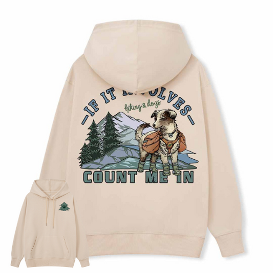 Hiking & Dogs Adventure Hoodie