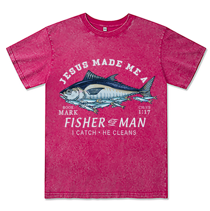 Freeleaf Divine Catch Unisex Washed Tee