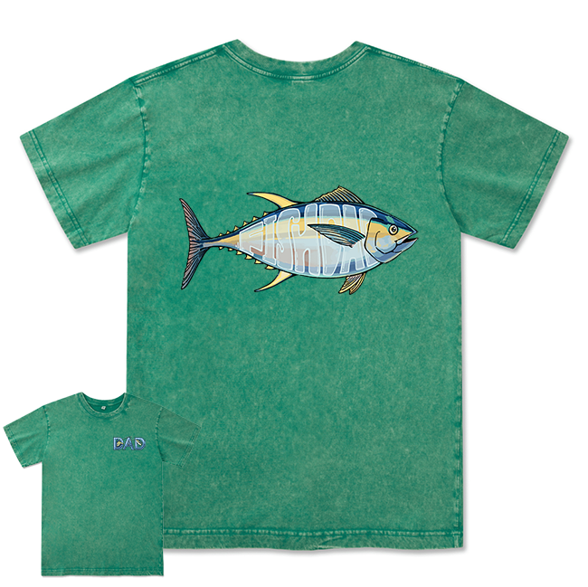 Freeleaf Bluefin Unisex Washed Tee